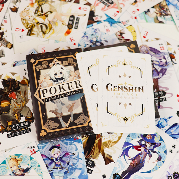 Genshin Impact Poker Cards